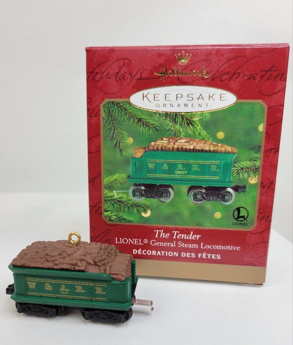 Hallmark Keepsake Lionel - The Tender For General Steam Locomotive Ornament 2000